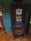 Antique E.N. Welch Mfg. Co. 30 Hour Shelf Clock in Custom Built Clock Cabinet