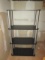 Black 4 Tier Shelf Unit
