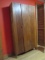 Antique Primitive Wormy Wood Wardrobe