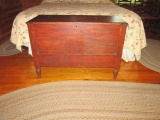 Antique Primitive Footed Blanket Chest