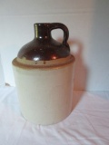 Vintage Brown/White Stoneware Jug