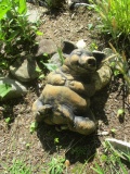 Concrete Napping Pig