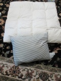 Down Filled Duvet Insert and Pillow