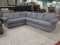 Hughes Furniture Grey Upholstered 2 Piece Sectional Sofa