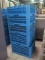 Five Blue Heavy Duty Commercial Dishwasher Glassware Racks
