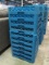 10 Blue Heavy Duty Commercial Dishwasher Glassware Racks
