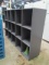 Large Painted Grey Plywood Cubicle