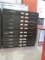 Dark Grey 10 Drawer Storage Cabinet