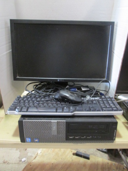 Dell Optiplex 7010 CPU, 20" Monitor, Keyboard and Mouse