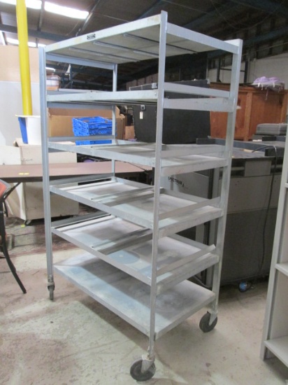 Wahmann Mfg. Co. Commercial Heavy Duty Steel Tray Cart
