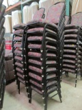 20 MTS Seating Upholstered Seat/Back Stacking Chairs