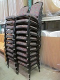 20 MTS Seating Upholstered Seat/Back Stacking Chairs