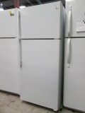GE White Top Mount Refrigerator
