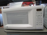 GE White Microwave
