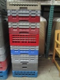 12 Various Heavy Duty Commercial Dishwasher Glassware Racks