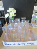 Grouping of Glass Vases