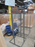 Grey Square 4 Arm Store Display Rack