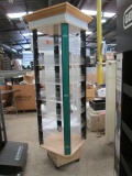 UPS Design Mfg. Swiveling Portable Slot Board Store Display Rack
