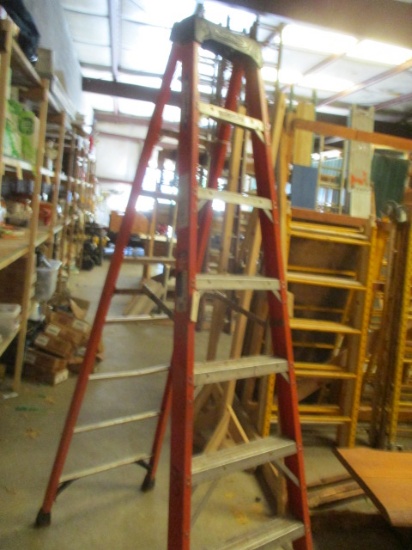 8' Werner Fiberglass Ladder