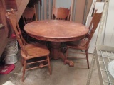Wooden Table and Chairs