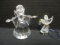 Swarovski Angel Figurine and 2005 Annual Angel Ornament