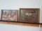 Open Road Remington Plaque and Winchester Framed Metal Sign