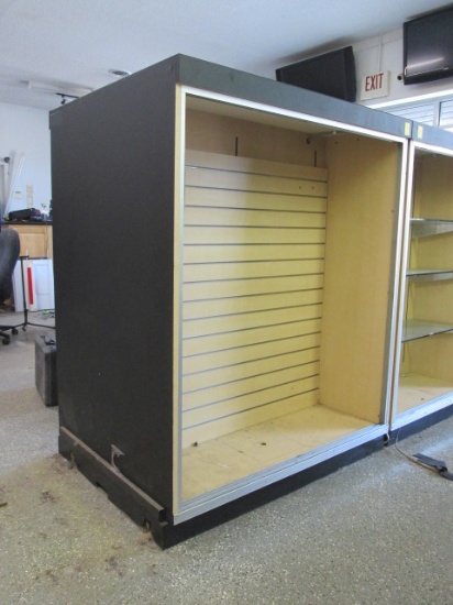 Prestige Store Interiors Lighted Double Sided Display Case