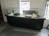 Glass Display Case with 45 degree sides