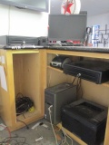 Computer PoS Equipment- Monitor, Keyboard, and 2 Cash Boxes