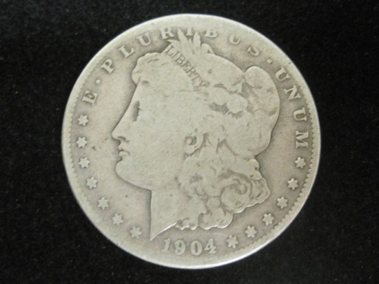 1904S Morgan Silver Dollar