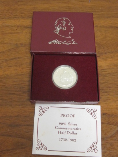 1982 George Washington Silver Commemorative Proof Half Dollar