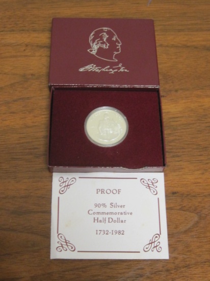 1982 George Washington Silver Commemorative Proof Half Dollar