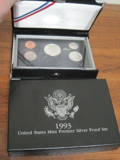 1993 US Mint Premier Silver Proof Set