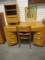 Heywood Wakefield Blond Desk and Chair