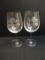 Tiffany & Co 2006  Indianapolis Motor Speedway Wine Glasses