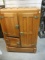 Oak Ice Box with Casters