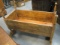 Vintage Hand Made Wood Baby Cradle