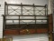 Queen Size Iron Bed with Decorative Metal Rails