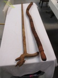 Hand Carved Cane and Walking Stick