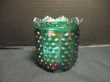 Fenton Iridescent Hobnail Spooner