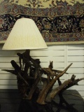 Hand Made Cypress Root Table Lamp