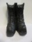 Painted Black Fiberglass Witches' Boots Planters