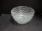 Vintage Basketweave Crystal Bowl