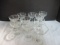 10 Retro Stem Cordial Cocktail Glasses