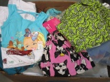 Large Lot of Ladies and Girls Tops, Shorts, Bags - All Sizes