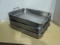 Three Stainless Steel Commercial Grade Roasting Pans