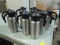 Eight Stainless Insulated Carafes