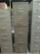 Beige 5 Drawer Metal File Cabinet