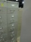 Steelcase Beige 5 Drawer Metal File Cabinet