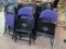 20 Clarin Spring Folding  Seat Purple Upholstered Seat/Back Chairs